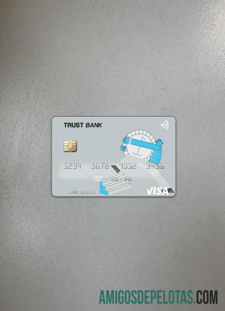 Algeria Trust Bank Argélia Visa Card Photo Look Front baixar para verificação